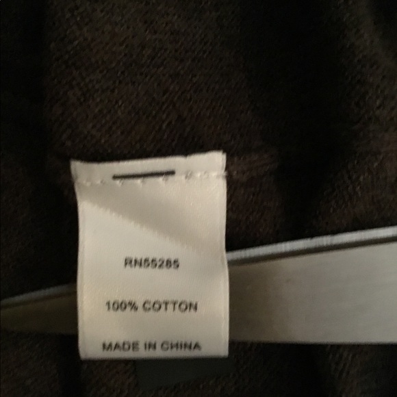 EXPRESS Brown Open Cardigan w/Sequin Border NWT Sm - Picture 4 of 6